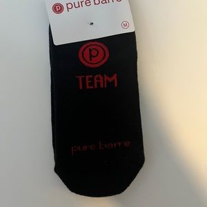 NWT pure barre team socks size medium